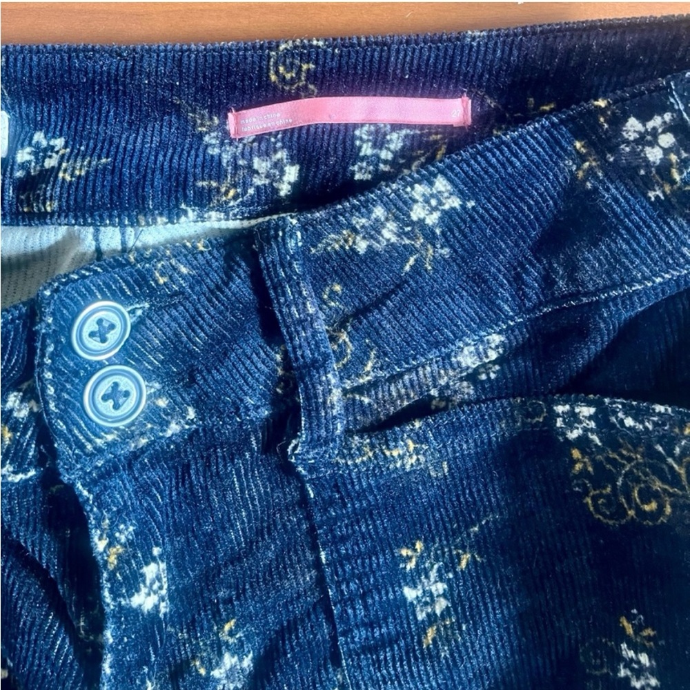 Anthropologie The Wanderer Mid Rise Pilcro Floral Corduroy Pant - Picture 5 of 6